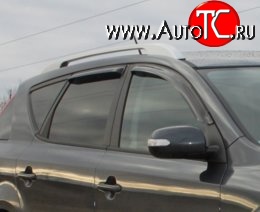 999 р. Комплект дефлекторов окон (ветровиков) 4 шт. (универсал) Russtal KIA Ceed 1 ED дорестайлинг, хэтчбэк 5 дв. (2006-2010)  с доставкой в г. Кемерово