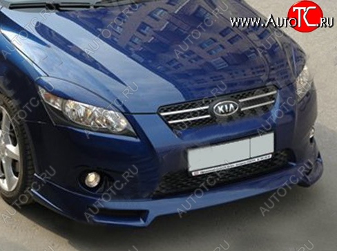 1 299 р. Реснички на фары (дорестайлинг) Tuning-Sport  KIA Ceed  1 ED (2006-2010) дорестайлинг универсал, дорестайлинг, хэтчбэк 5 дв. (Неокрашенные)  с доставкой в г. Кемерово