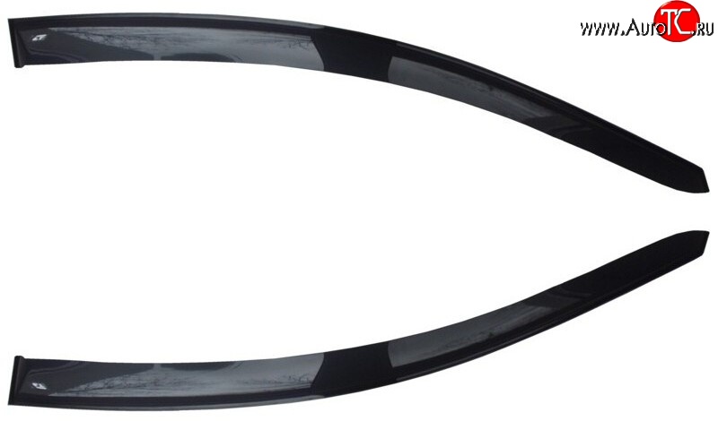 999 р. Комплект дефлекторов окон (ветровиков) 4 шт. (хетчбек, 3 дв.) Russtal KIA Ceed 1 ED рестайлинг, хэтчбэк 5 дв. (2010-2012)  с доставкой в г. Кемерово