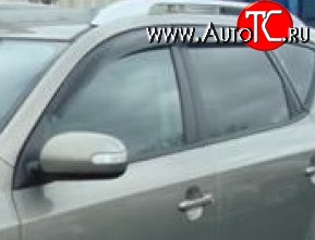 999 р. Комплект дефлекторов окон (ветровиков) 4 шт. (универсал) Russtal KIA Ceed 1 ED рестайлинг, хэтчбэк 5 дв. (2010-2012)  с доставкой в г. Кемерово