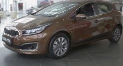 1 639 р. Реснички на фары (рестайлинг, хетчбек) RA  KIA Ceed  2 JD (2015-2018) рестайлинг, хэтчбэк (Поверхность глянец (под окраску), Неокрашенные)  с доставкой в г. Кемерово. Увеличить фотографию 4