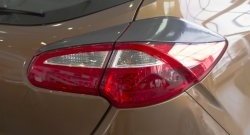 1 249 р. Реснички на фонари RA  KIA Ceed  2 JD (2015-2018) рестайлинг, хэтчбэк (Поверхность глянец (под окраску), Неокрашенные)  с доставкой в г. Кемерово. Увеличить фотографию 6