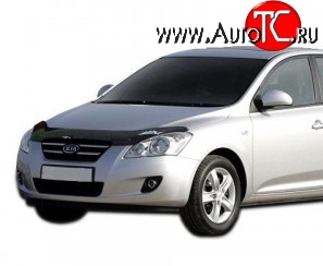 1 099 р. Дефлектор капота NovLine KIA Ceed 1 ED дорестайлинг, хэтчбэк 5 дв. (2006-2010)  с доставкой в г. Кемерово