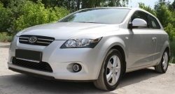 919 р. Реснички на фары RA KIA Ceed 1 ED дорестайлинг, хэтчбэк 5 дв. (2006-2010) (Поверхность глянец (под окраску), Неокрашенные)  с доставкой в г. Кемерово. Увеличить фотографию 4
