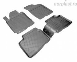 Комплект ковриков в салон Norplast Unidec KIA Ceed  1 ED (2010-2012) рестайлинг универсал, рестайлинг, хэтчбэк 5 дв. (Цвет: черный)