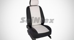 Чехлы для сидений SeiNtex (экокожа, белый цвет) KIA Ceed  1 ED (2010-2012) рестайлинг, хэтчбэк 5 дв.