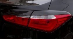 1 039 р. Реснички на фонари RA KIA Cerato 3 YD дорестайлинг седан (2013-2016) (Неокрашенные)  с доставкой в г. Кемерово. Увеличить фотографию 4