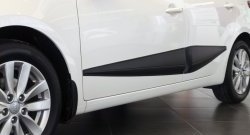3 599 р. Молдинги RA (широкие, комплект на 4 двери) KIA Cerato 4 BD дорестайлинг седан (2018-2021) (Поверхность глянец (под окраску), Неокрашенные)  с доставкой в г. Кемерово. Увеличить фотографию 6