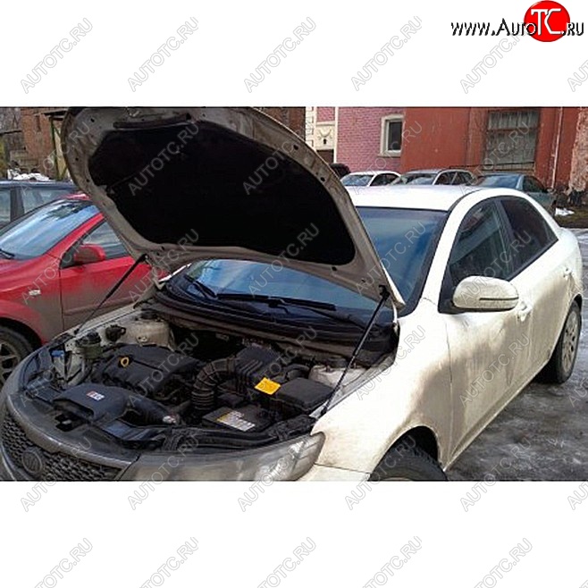1 699 р. Упоры капота Russtal KIA Cerato 2 TD седан (2008-2013)  с доставкой в г. Кемерово