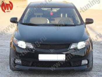 Решетка радиатора (без сетки) MV-Tuning KIA Cerato  2 TD (2008-2013) седан