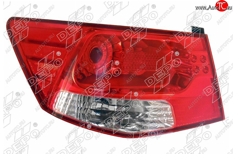7 249 р. Левый фонарь задний DEPO KIA Cerato 2 TD седан (2008-2013)  с доставкой в г. Кемерово