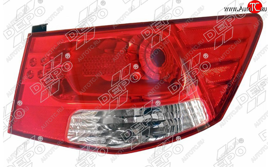 7 249 р. Правый фонарь задний DEPO KIA Cerato 2 TD седан (2008-2013)  с доставкой в г. Кемерово