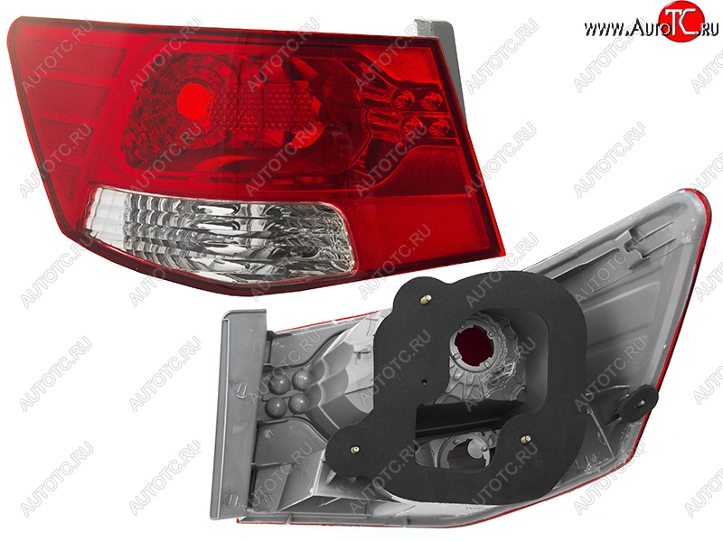 2 149 р. Левый задний фонарь SAT KIA Cerato 2 TD седан (2008-2013)  с доставкой в г. Кемерово