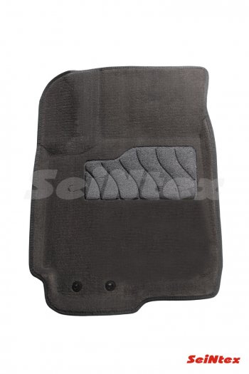 7 049 р. Текстильные коврики в салон SEINTEX 3D серые  KIA Cerato  2 TD (2008-2013) седан  с доставкой в г. Кемерово. Увеличить фотографию 2