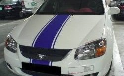 3 749 р. Решётка радиатора RoadRuns KIA Cerato 1 LD седан дорестайлинг (2003-2007) (Неокрашенная)  с доставкой в г. Кемерово. Увеличить фотографию 2