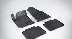 Износостойкие коврики в салон с рисунком Сетка SeiNtex Premium 4 шт. (резина) KIA Cerato  1 LD (2003-2008) седан дорестайлинг, хэтчбэк, седан рестайлинг