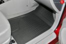 2 479 р. Коврики в салон (полиуретан) Element KIA Cerato 1 LD седан дорестайлинг (2003-2007) (Черные)  с доставкой в г. Кемерово. Увеличить фотографию 4