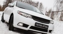 4 199 р. Решётка радиатора (Forte) RA  KIA Cerato  2 TD (2008-2013) седан (Поверхность глянец (под окраску), Неокрашенная)  с доставкой в г. Кемерово. Увеличить фотографию 2