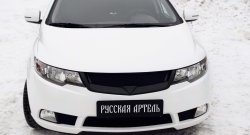4 199 р. Решётка радиатора (Forte) RA  KIA Cerato  2 TD (2008-2013) седан (Поверхность глянец (под окраску), Неокрашенная)  с доставкой в г. Кемерово. Увеличить фотографию 3