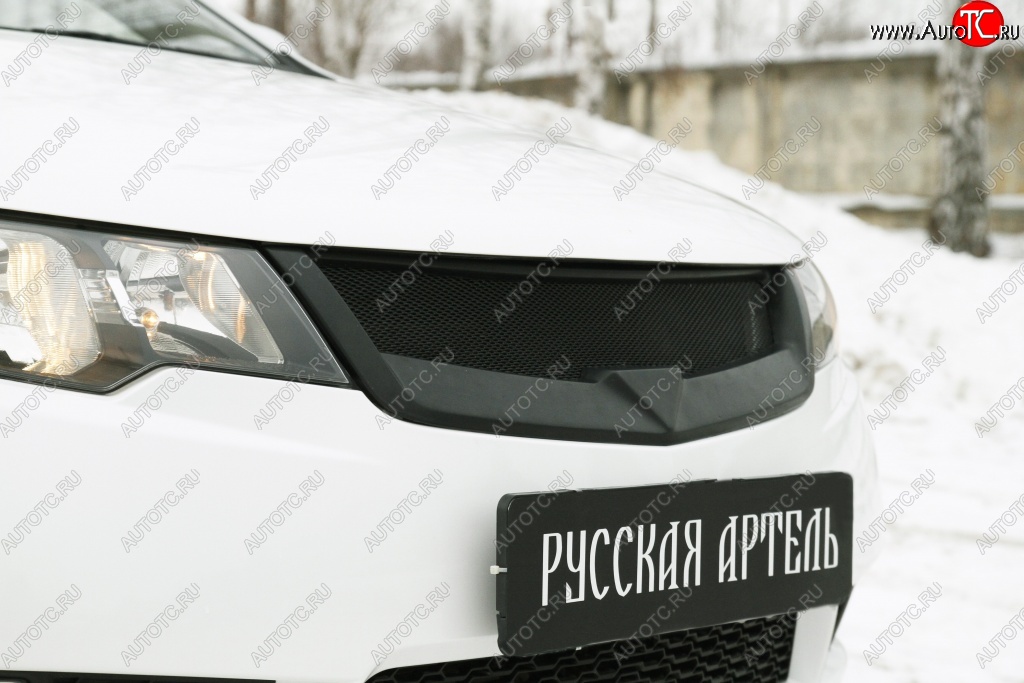 4 199 р. Решётка радиатора (Forte) RA  KIA Cerato  2 TD (2008-2013) седан (Поверхность глянец (под окраску), Неокрашенная)  с доставкой в г. Кемерово