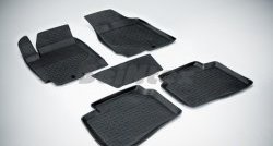 Износостойкие коврики в салон с высоким бортом SeiNtex Premium 4 шт. (резина) KIA Cerato  2 TD (2008-2013) седан