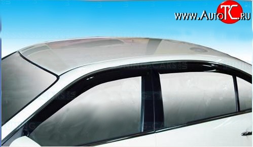 1 289 р. Дефлекторы окон (ветровики) Novline 4 шт KIA Magentis (2005-2010)  с доставкой в г. Кемерово