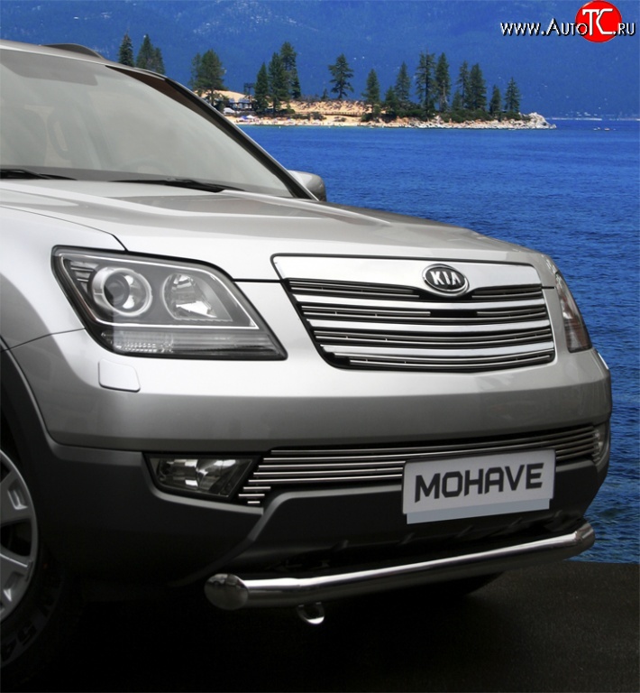 5 759 р. Декоративная вставка воздухозаборника Novline KIA Mohave HM дорестайлинг (2008-2017)  с доставкой в г. Кемерово
