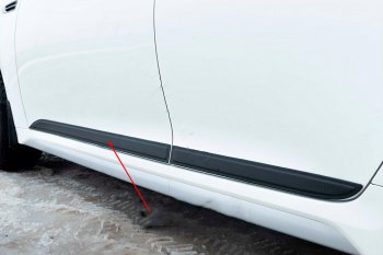Молдинг двери RA (передний левый) KIA Optima 4 JF дорестайлинг седан (2016-2018) (Поверхность шагрень)
