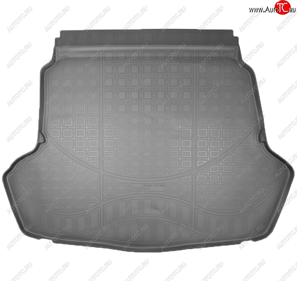 2 289 р. Коврик в багажник Norplast Unidec KIA Optima 4 JF дорестайлинг седан (2016-2018) (Цвет: черный)  с доставкой в г. Кемерово