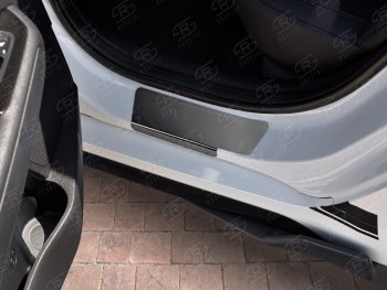 1 889 р. Пороги накладки Russtal KIA Optima JF седан рестайлинг (2018-2020) (Нержавейка полированная)  с доставкой в г. Кемерово. Увеличить фотографию 3
