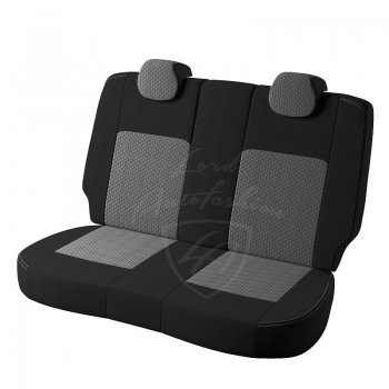 4 699 р. Чехлы для сидений Lord Autofashion Турин (жаккард) KIA Picanto 2 TA хэтчбэк 5 дв. дорестайлинг (2011-2015) (Черный, вставка Люкс-94)  с доставкой в г. Кемерово. Увеличить фотографию 2