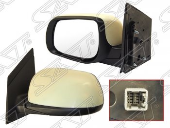 Боковое левое зеркало заднего вида SAT (указатель поворота, 5 контактов) KIA Picanto ( 2 TA хэтчбэк 5 дв.,  2 TA хэтчбэк 3 дв.) (2011-2017) дорестайлинг, рестайлинг