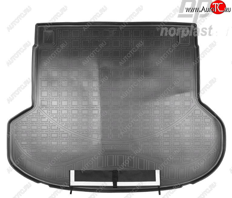 3 699 р. Коврик багажника Norplast (без рельс)  KIA ProCeed  3 CD универсал (2018-2025) дорестайлинг, рестайлинг (Черный, с погрузочным ковриком (фартуком))  с доставкой в г. Кемерово