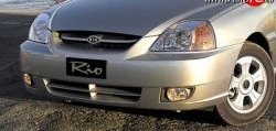 13 649 р. Передний бампер TYG  KIA Rio  1 DC (2002-2005) рестайлинг седан, рестайлинг универсал (Неокрашенный)  с доставкой в г. Кемерово. Увеличить фотографию 1