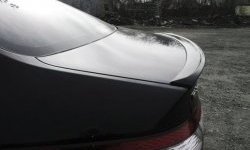 5 149 р. Лип спойлер Сабля KIA Rio 1 DC дорестайлинг седан (2000-2002) (Неокрашенный)  с доставкой в г. Кемерово. Увеличить фотографию 2