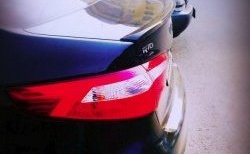 5 149 р. Лип спойлер Сабля KIA Rio 1 DC дорестайлинг седан (2000-2002) (Неокрашенный)  с доставкой в г. Кемерово. Увеличить фотографию 3