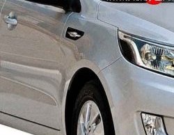 Переднее правое крыло Стандартное KIA Rio 3 QB рестайлинг седан (2015-2017) (Окрашенное)
