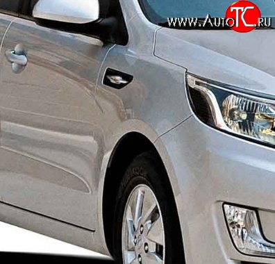 4 389 р. Переднее правое крыло Стандартное KIA Rio 3 QB рестайлинг седан (2015-2017) (Окрашенное)  с доставкой в г. Кемерово