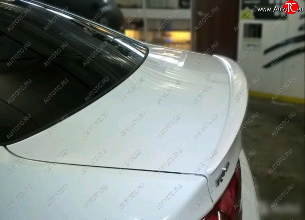 2 799 р. Лип спойлер АВТОКРАТ  KIA Rio  3 QB (2011-2017) дорестайлинг седан, рестайлинг седан (Неокрашенный)  с доставкой в г. Кемерово
