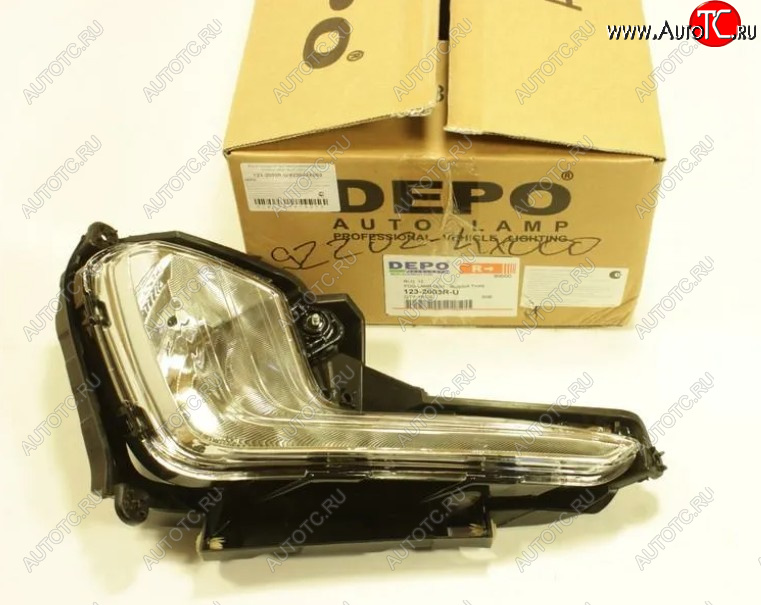 4 999 р. Противотуманная фара правая DEPO KIA Rio 3 QB хэтчбек 5 дв. дорестайлинг (2011-2015)  с доставкой в г. Кемерово
