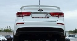 5 799 р. Спойлер BS  KIA Rio  3 QB (2015-2017) рестайлинг седан (Неокрашенный)  с доставкой в г. Кемерово. Увеличить фотографию 4
