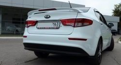 5 799 р. Спойлер BS  KIA Rio  3 QB (2015-2017) рестайлинг седан (Неокрашенный)  с доставкой в г. Кемерово. Увеличить фотографию 5