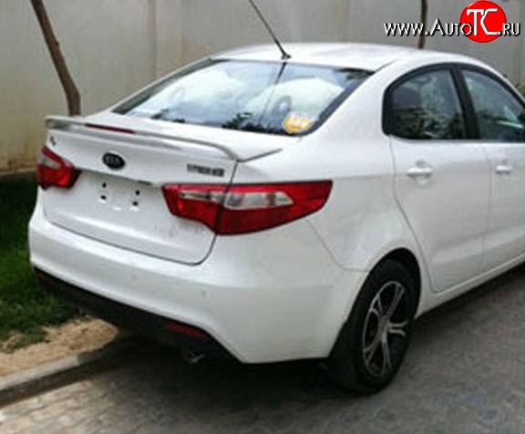 4 849 р. Спойлер M-VRS KIA Rio 3 QB дорестайлинг седан (2011-2015) (Неокрашенный)  с доставкой в г. Кемерово