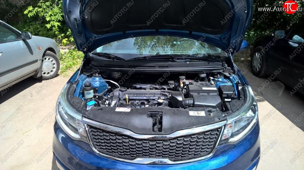 2 199 р. Газовые упоры капота Berkut KIA Rio 3 QB дорестайлинг седан (2011-2015)  с доставкой в г. Кемерово