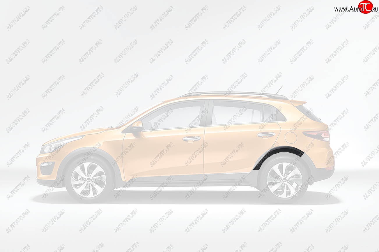 2 199 р. Задняя левая накладка на колёсную арку Оригинал  KIA Rio  X-line (2017-2021)  с доставкой в г. Кемерово