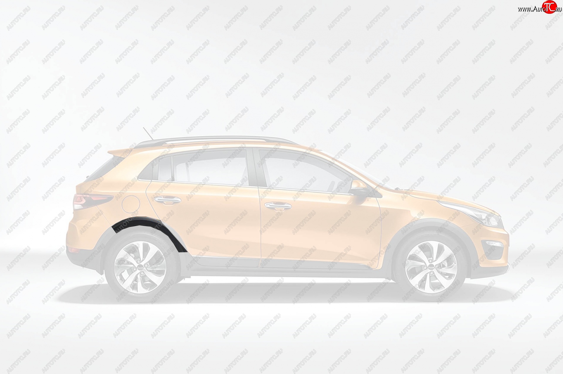 2 149 р. Задняя правая накладка на колёсную арку Оригинал KIA Rio X-line (2017-2021)  с доставкой в г. Кемерово