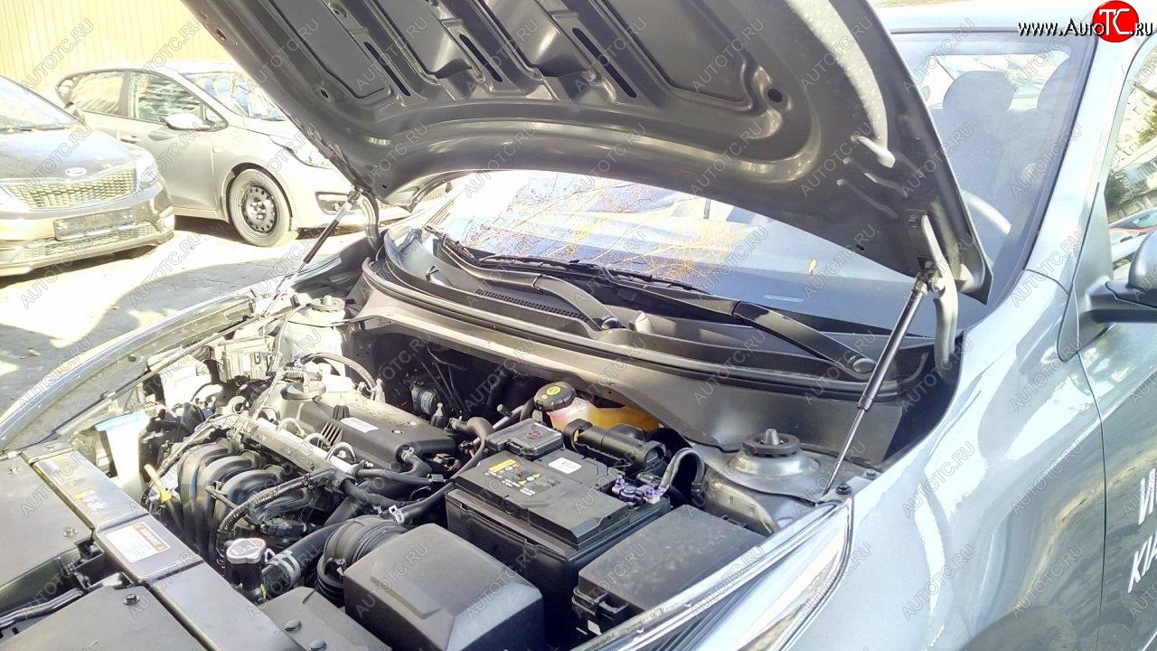 2 049 р. Упоры капота Russtal KIA Rio X-line (2017-2021)  с доставкой в г. Кемерово