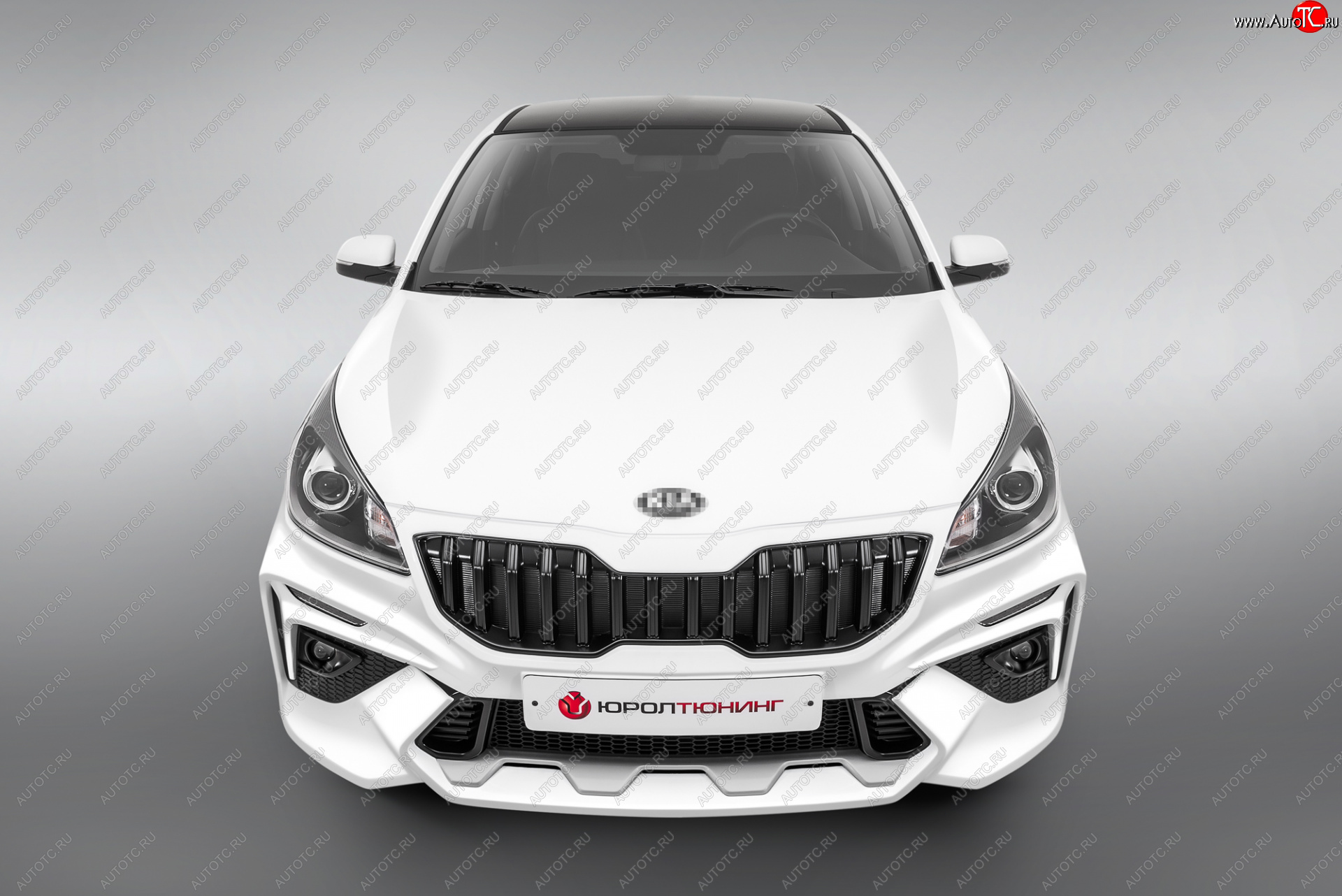 18 799 р. Передний бампер ROTOR KIA Rio 4 FB дорестайлинг седан (2016-2020) (Неокрашенный, без накладок ДХО)  с доставкой в г. Кемерово