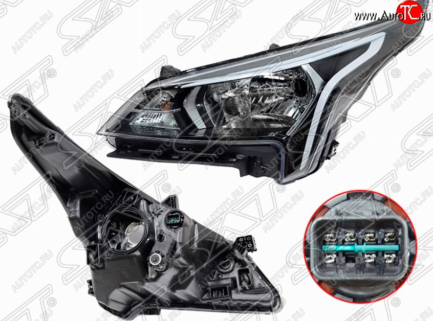 5 249 р. Левая передняя фара SAT KIA Rio X рестайлинг (2020-2025)  с доставкой в г. Кемерово
