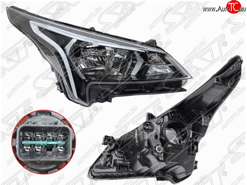 5 249 р. Правая передняя фара SAT KIA Rio X рестайлинг (2020-2025)  с доставкой в г. Кемерово